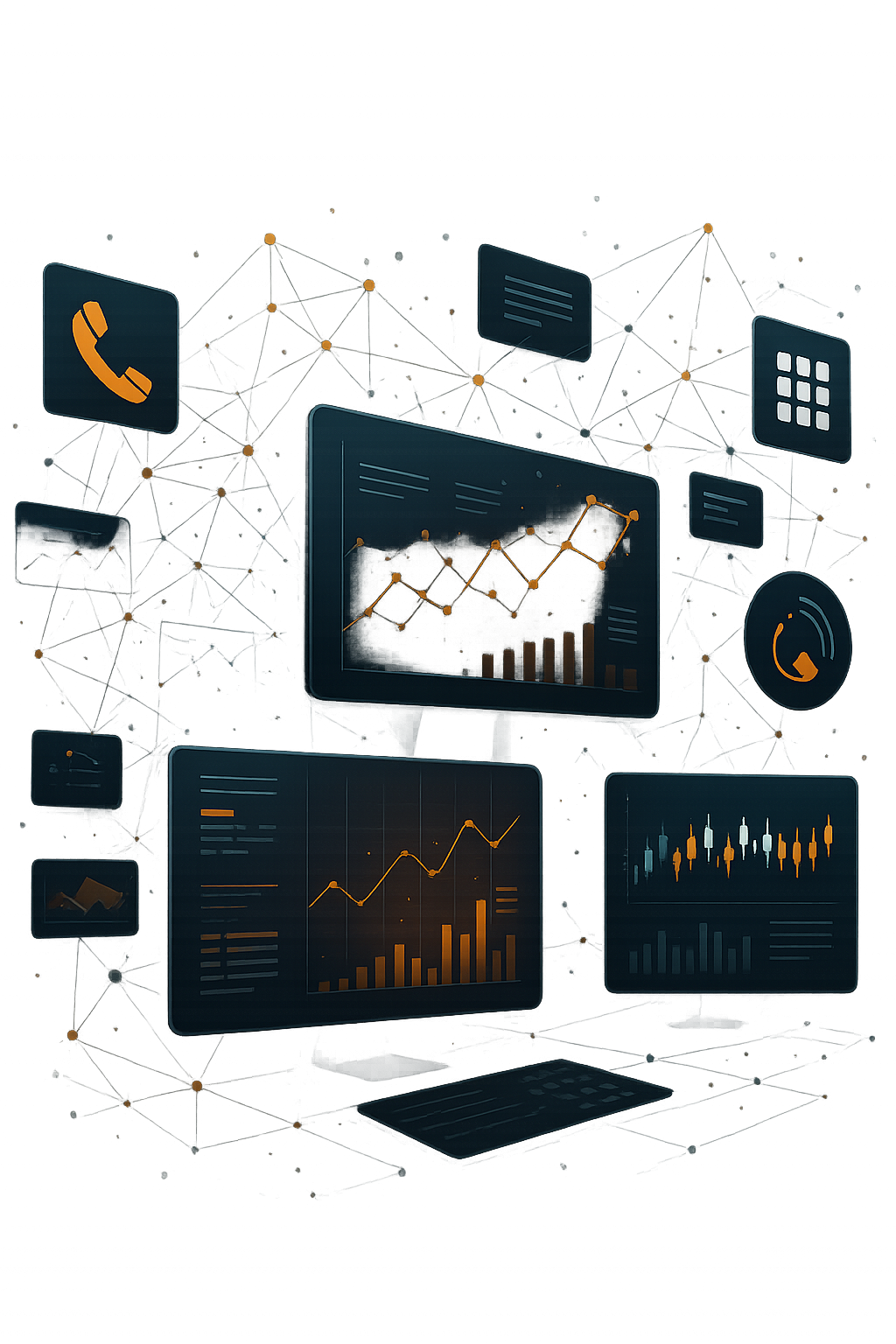 Interface of the Voice Trading Platform software